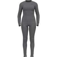 ODLO Damen Set Set long ACTIVE WARM ECO Set long, Größe L in Grau