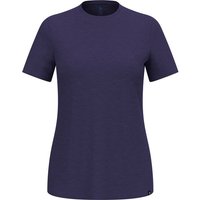 ODLO Damen Shirt MERINO TENCEL PLAIN TEE, Größe M in Blau