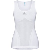 ODLO Damen SUW TOP Crew neck Singlet PERF, Größe XS in Weiß