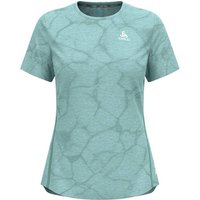ODLO Damen T-Shirt ZEROWEIGHT ENGINEERED CHILL-TE, Größe XS in Grau