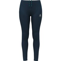 ODLO Damen Tights ESSENTIAL WARM, Größe XL in Blau
