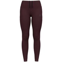 ODLO Damen Tights lang Da ESSENTIAL WARM, Größe M in Rot