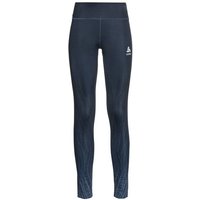 ODLO Damen Tights ZEROWEIGHT PRINT, Größe L in Blau