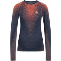 ODLO Damen Unterhemd BL TOP crew neck l/s BLACKCOMB, Größe S in Grau