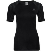 ODLO Damen Unterhemd "SUW Top Crew Neck Performance Light", Größe XL in Schwarz