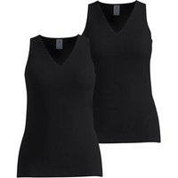 ODLO Damen Unterhemden o.Arm Da ACTIVE LIGHT 2 PACK, Größe L in Schwarz