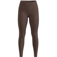 ODLO Damen Unterhosen lang Da SEAMLESS PERFORMANCE WOOL, Größe L in Braun