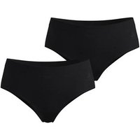 ODLO Damen Unterhosen slipf. Da ACTIVE LIGHT 2 PACK, Größe S in Schwarz