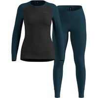 ODLO Damen Unterwäsche/Sets lang Da ACTIVE WARM Special Set, Größe S in Schwarz
