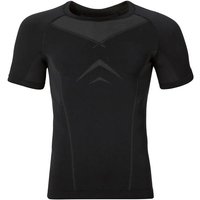 ODLO Herren Funktionsunterhemd "Shirt S/S Crew Neck Evolution", Größe S in Schwarz