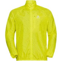 ODLO Herren Jacket ZEROWEIGHT PRINT, Größe M in Gelb