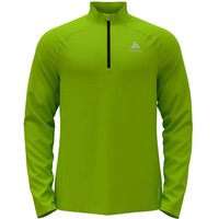 ODLO Herren Midlayer 1/2 zip ESSENTIAL CER, Größe XL in Grün