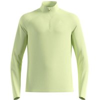 ODLO Herren Midlayer 1/2 zip ESSENTIAL CER, Größe XL in Grün