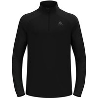 ODLO Herren Midlayer 1/2 zip ESSENTIAL CER, Größe M in Schwarz