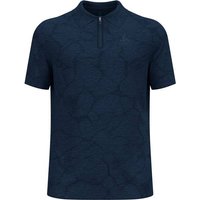 ODLO Herren Polo ASCENT CHILLTEC, Größe S in Blau
