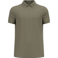 ODLO Herren Polo ASCENT NATURAL, Größe S in Braun