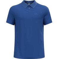 ODLO Herren Polo ESSENTIAL SOLID, Größe S in Blau