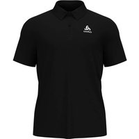 ODLO Herren Polo Polo shirt s/s CARDADA, Größe M in Schwarz