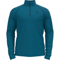 ODLO Herren Pullover Mid layer 1/2 zip RIGI, Größe 3XL in Blau