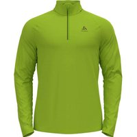 ODLO Herren Rolli Mid layer 1/2 zip BESSO, Größe S in Grün