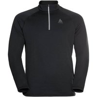 ODLO Herren Rolli Mid layer 1/2 zip BESSO, Größe M in Schwarz