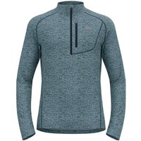 ODLO Herren Rolli Mid layer 1/2 zip TENCIA, Größe S in Blau