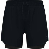 ODLO Herren Shorts ZEROWEIGHT 5 INCH, Größe XL in Schwarz