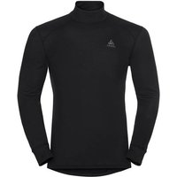 ODLO Herren Unterhemd BL TOP Turtle neck l/s ACTIVE, Größe XXL in Schwarz