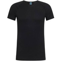ODLO Herren Unterhemden ku.Arm He/Uni ACTIVE LIGHT, Größe S in Schwarz