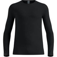 ODLO Herren Unterhemden lg.Arm He/Uni ACTIVE LIGHT, Größe S in Schwarz