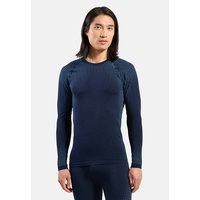 ODLO Herren Unterhemden lg.Arm He/Uni PERFORMANCE WARM, Größe L in Blau