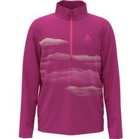 ODLO Kinder Rolli Mid layer 1/2 zip BERRA KIDS G, Größe 164 in Rot