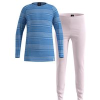 ODLO Kinder Unterwäsche/Sets lang Ki ACTIVE WARM SET, Größe 92 in Blau