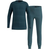 ODLO Kinder Unterwäsche/Sets lang Ki ACTIVE WARM SET, Größe 92 in Bunt