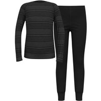 ODLO Kinder Unterwäschenset Set long ACTIVE WARM ECO SET, Größe 152 in Schwarz
