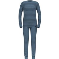 ODLO Kinder Unterwäschenset Set long ACTIVE WARM ECO SET, Größe 164 in Grau