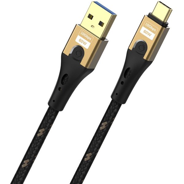 OEHLBACH Primus AC USB-Kabel, USB 3.2 Gen 1 Typ-A, USB Typ-C (100 cm), Anschlusssockel