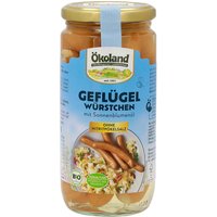 Ökoland Bio-Geflügel-Würstchen, 380 g