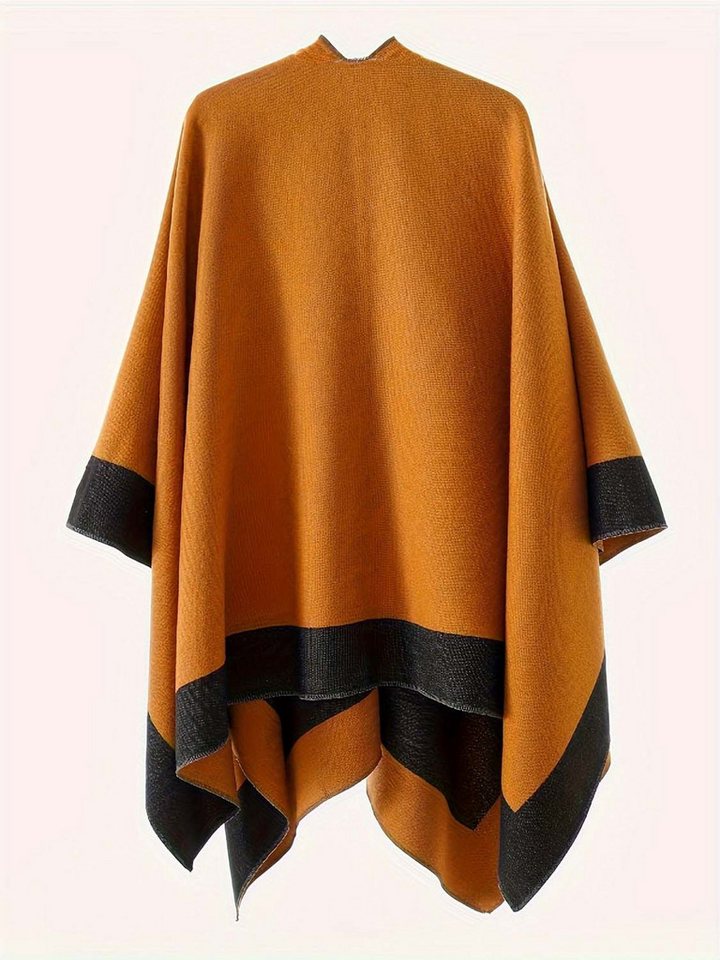 Oemmn Poncho Damen Schal,Poncho,Wärmender Schal für alle Jahreszeiten – Bild 4 von 4