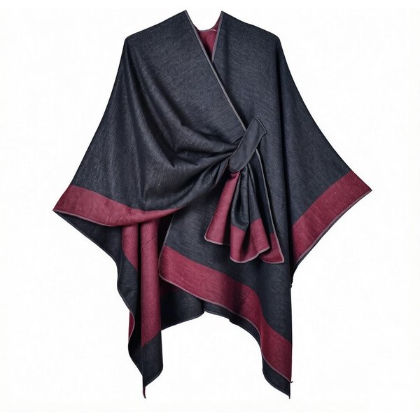 Oemmn Poncho Damen Schal,Poncho,Wärmender Schal für alle Jahreszeiten