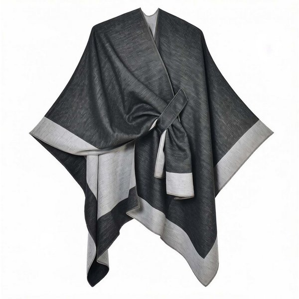 Oemmn Poncho Damen Schal,Poncho,Wärmender Schal für alle Jahreszeiten