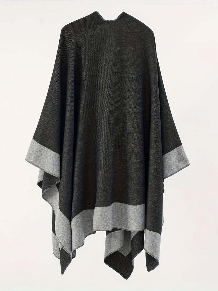 Oemmn Poncho Damen Schal,Poncho,Wärmender Schal für alle Jahreszeiten – Bild 3 von 3