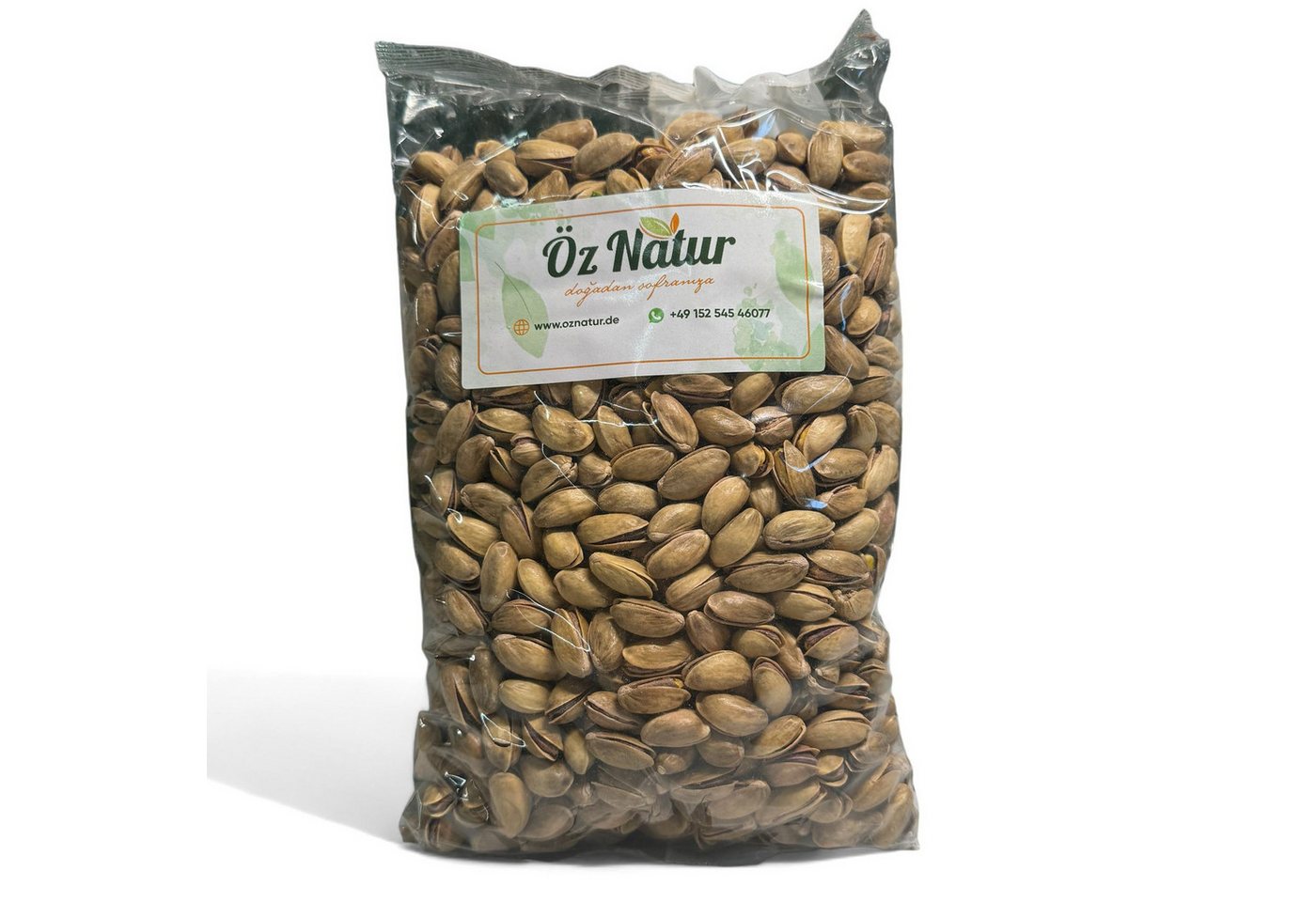 Öz Natur Nüsse, Pistazien (geröstet&gesalzen) aus Antep 800g – Bild 2 von 3