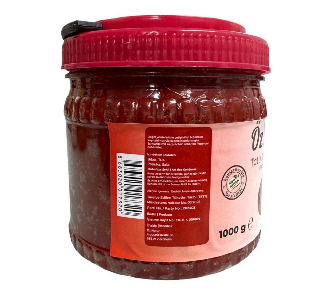 Öz Natur Saucen, Paprikamark aus Antep 1kg (süß) – Bild 2 von 3