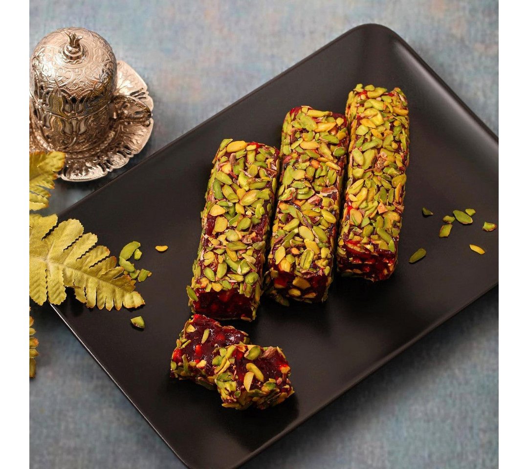 Öz Natur Süßigkeit, Turkish Delight Pistazien und Granatapfel 500g – Bild 3 von 4
