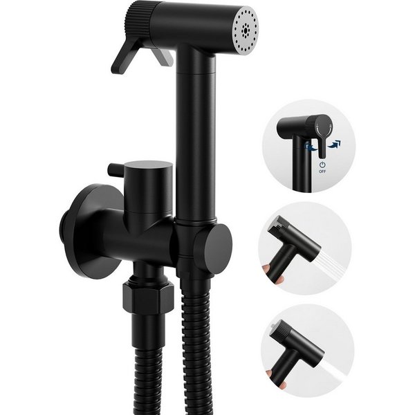 Oihpaw Handbrause Bidet handbrause 2 Modi Kein Drücken Erforderlich toiletten dusche, (1-tlg)