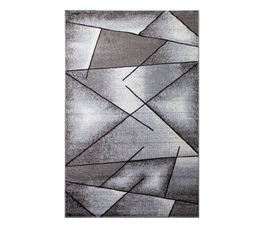 oKu-Tex Teppich Kurzflorteppich, modern, geometrisches Muster, Wohnzimmerteppich, rechteickig, Höhe: 11 mm, Teppich Wohnzimmer, Designteppich, meliert, weicher  – Bild 5 von 5