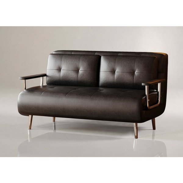 oleyluckidea Schlafsofa modernes schlafcouch Sofa mit Schlaffunktion und Metallfüßen, Zum Bett umwandelbar