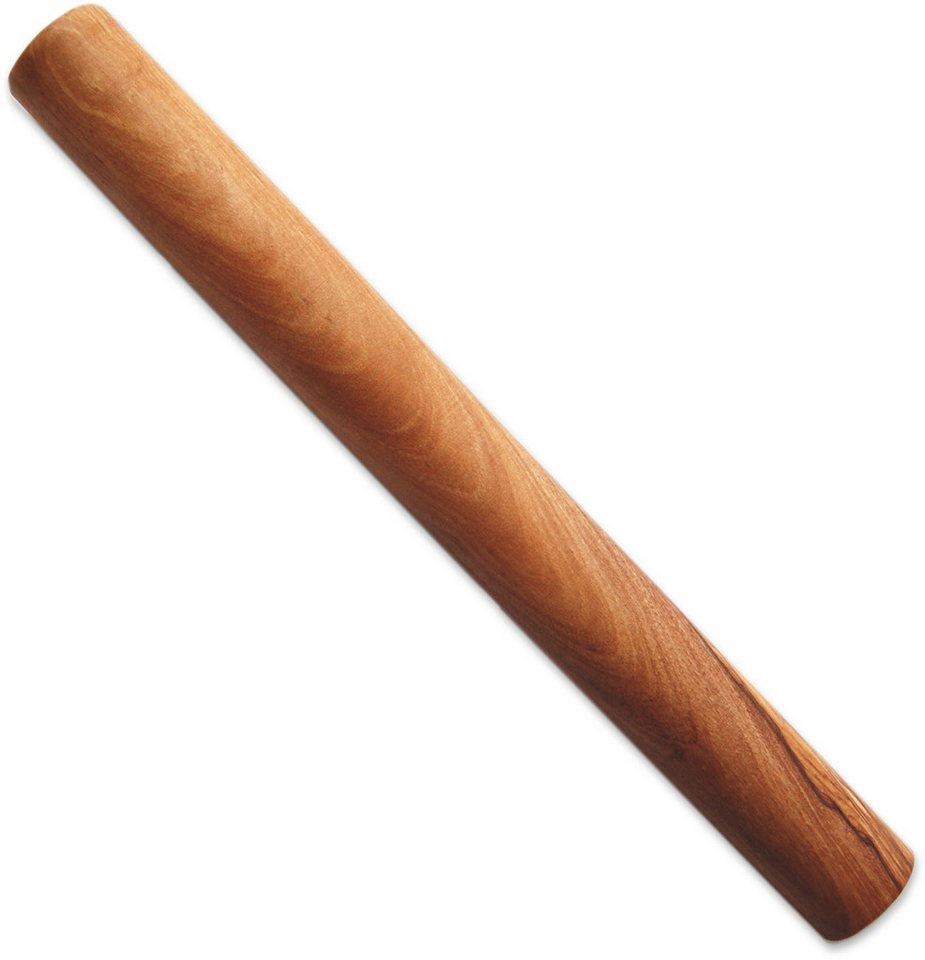Olivenholz-erleben Teigroller DESIGN aus edlem naturbelassenem Olivenholz Massivholz, (1-tlg), Einzigartige Maserung, massives Olivenholz, leichte Reinigung – Bild 2 von 2