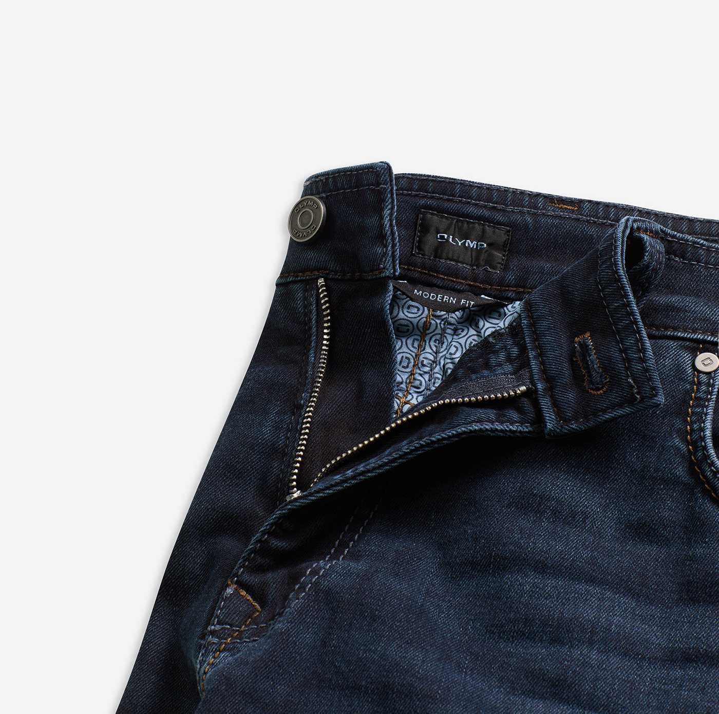 OLYMP 5-Pocket-Jeans Oskar – Bild 4 von 4
